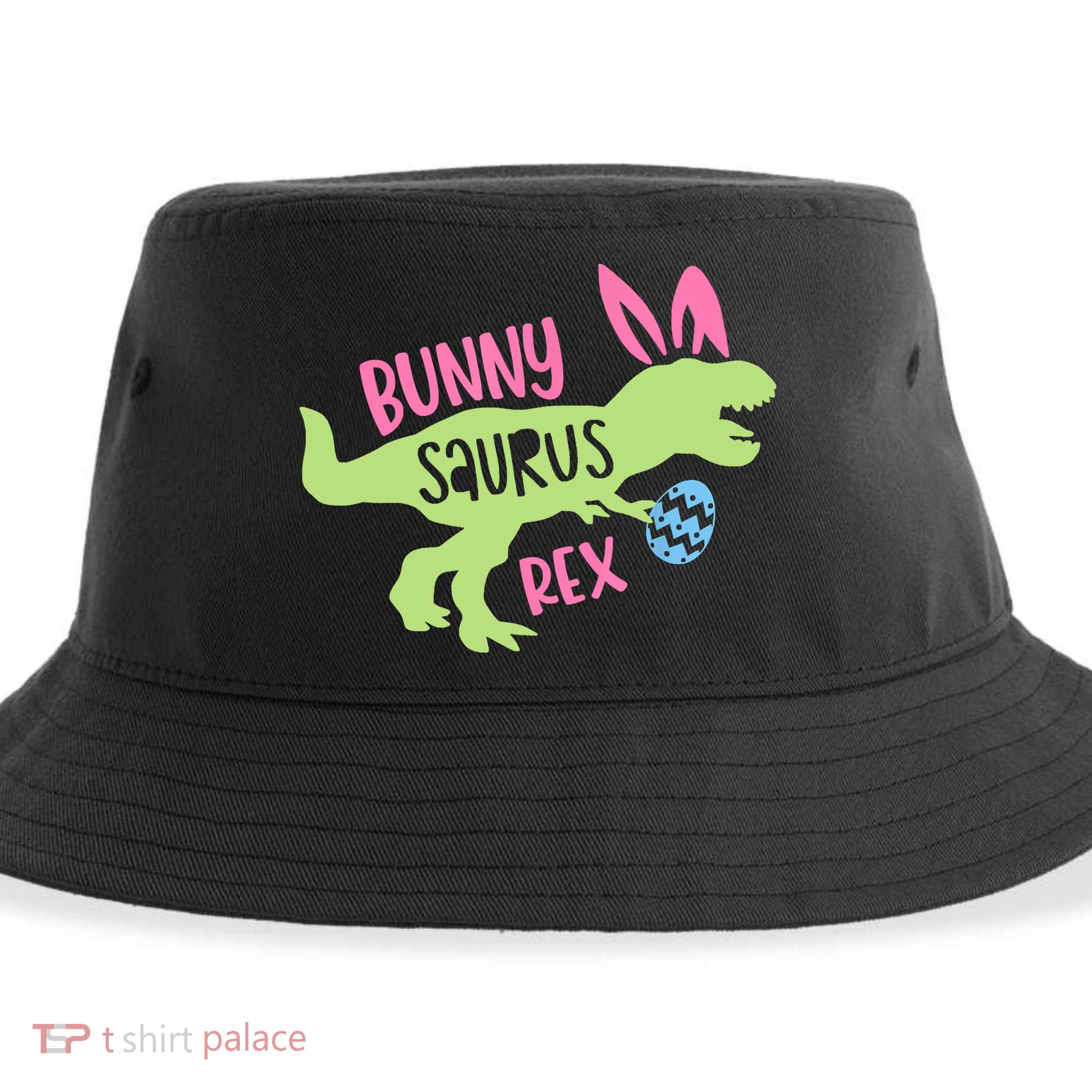 Bunny Saurus Dinosaur Easter Day Sustainable Bucket Hat