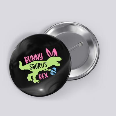 Bunny Saurus Dinosaur Easter Day Button