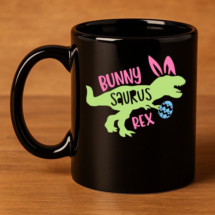 Bunny Saurus Dinosaur Easter Day 11oz C Handle Ceramic Mug