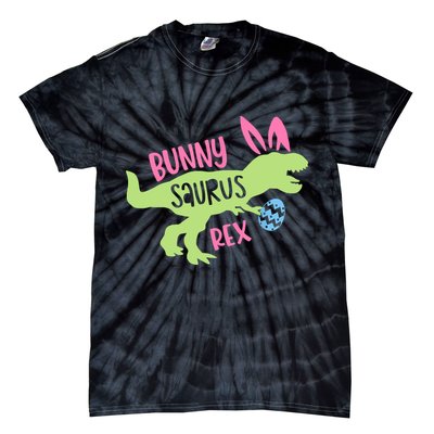 Bunny Saurus Dinosaur Easter Day Tie-Dye T-Shirt