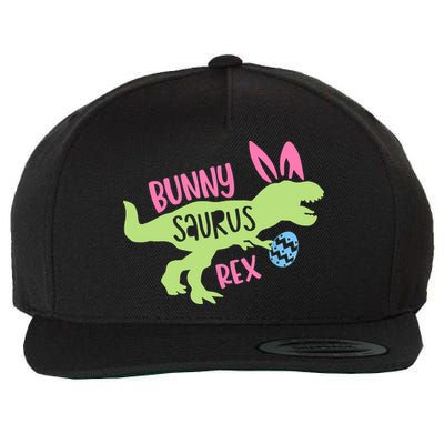 Bunny Saurus Dinosaur Easter Day Wool Snapback Cap