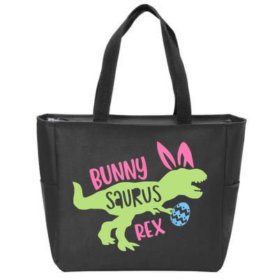 Bunny Saurus Dinosaur Easter Day Zip Tote Bag