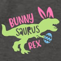 Bunny Saurus Dinosaur Easter Day Vector Backpack