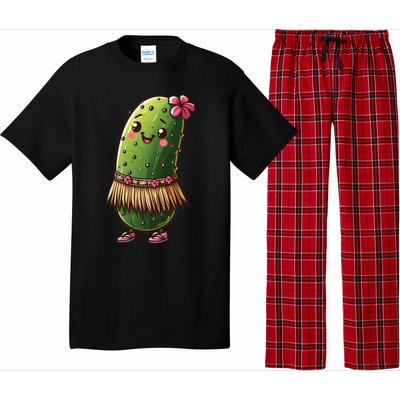 Best Summer Design Cucumber Pickle Lover Gift Pajama Set