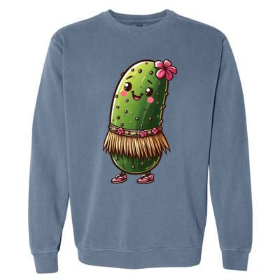 Best Summer Design Cucumber Pickle Lover Gift Garment-Dyed Sweatshirt