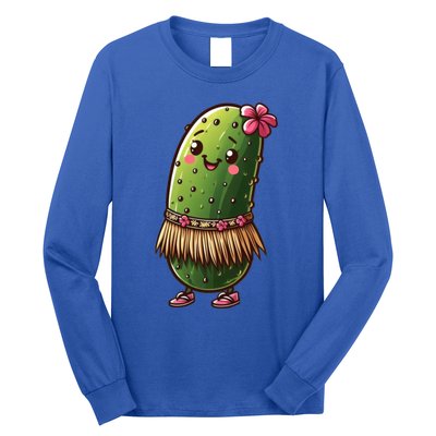 Best Summer Design Cucumber Pickle Lover Gift Long Sleeve Shirt