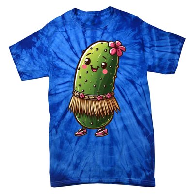 Best Summer Design Cucumber Pickle Lover Gift Tie-Dye T-Shirt