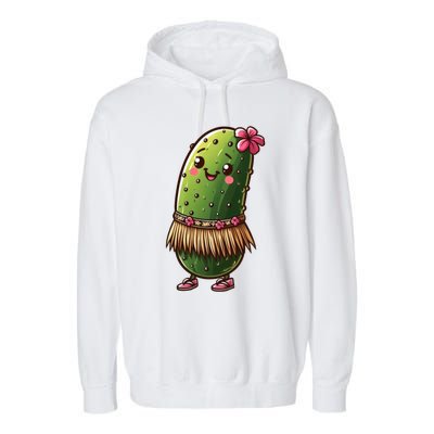 Best Summer Design Cucumber Pickle Lover Gift Garment-Dyed Fleece Hoodie