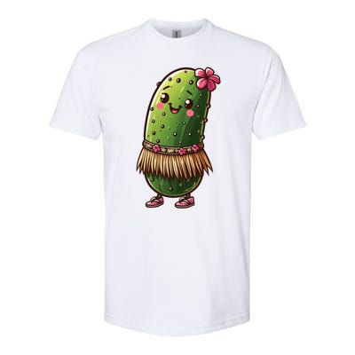 Best Summer Design Cucumber Pickle Lover Gift Softstyle CVC T-Shirt