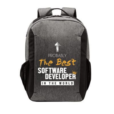 Best Software Developer World Full Stack Software Developer Vector Backpack