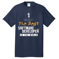 Best Software Developer World Full Stack Software Developer Tall T-Shirt