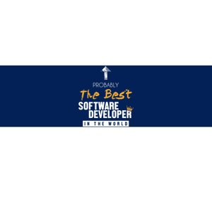 Best Software Developer World Full Stack Software Developer Bumper Sticker