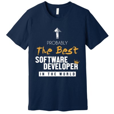 Best Software Developer World Full Stack Software Developer Premium T-Shirt