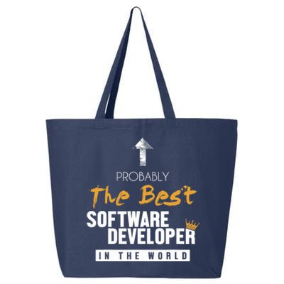 Best Software Developer World Full Stack Software Developer 25L Jumbo Tote