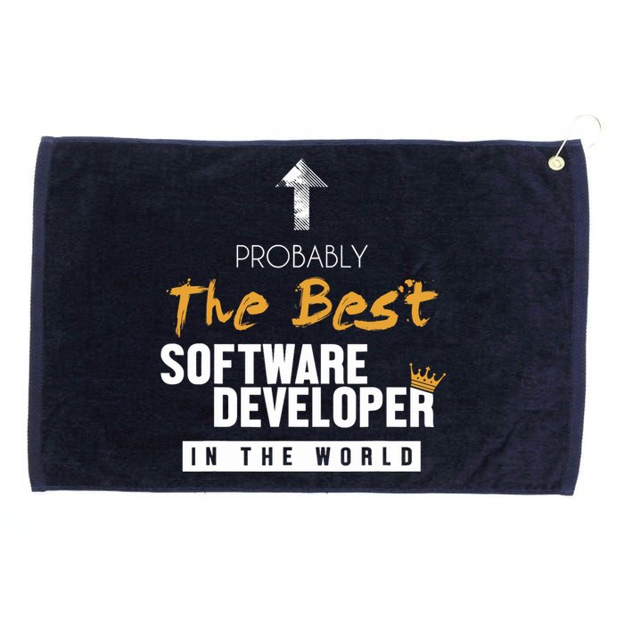 Best Software Developer World Full Stack Software Developer Grommeted Golf Towel