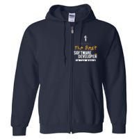 Best Software Developer World Full Stack Software Developer Full Zip Hoodie