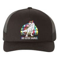 Big Sistersaurus Dinosaur Big Sister Saurus Family Matching Yupoong Adult 5-Panel Trucker Hat