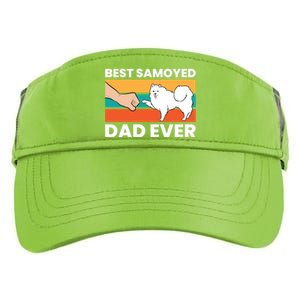 Best Samoyed Dad Ever Cute Samoyed Cute Gift Adult Drive Performance Visor