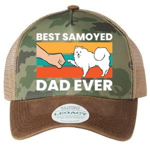 Best Samoyed Dad Ever Cute Samoyed Cute Gift Legacy Tie Dye Trucker Hat