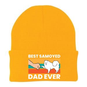 Best Samoyed Dad Ever Cute Samoyed Cute Gift Knit Cap Winter Beanie