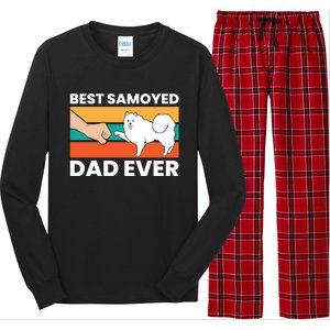 Best Samoyed Dad Ever Cute Samoyed Cute Gift Long Sleeve Pajama Set