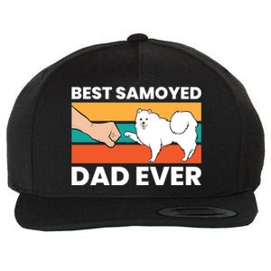 Best Samoyed Dad Ever Cute Samoyed Cute Gift Wool Snapback Cap