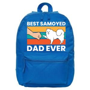 Best Samoyed Dad Ever Cute Samoyed Cute Gift 16 in Basic Backpack