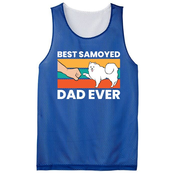 Best Samoyed Dad Ever Cute Samoyed Cute Gift Mesh Reversible Basketball Jersey Tank