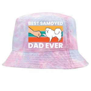 Best Samoyed Dad Ever Cute Samoyed Cute Gift Tie-Dyed Bucket Hat