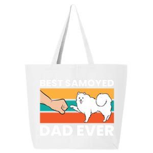 Best Samoyed Dad Ever Cute Samoyed Cute Gift 25L Jumbo Tote