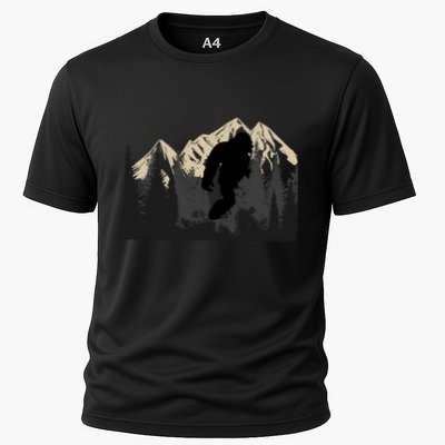 Bigfoot Sasquatch Design And Trip Hiking Lovers Gift Performance Shirt