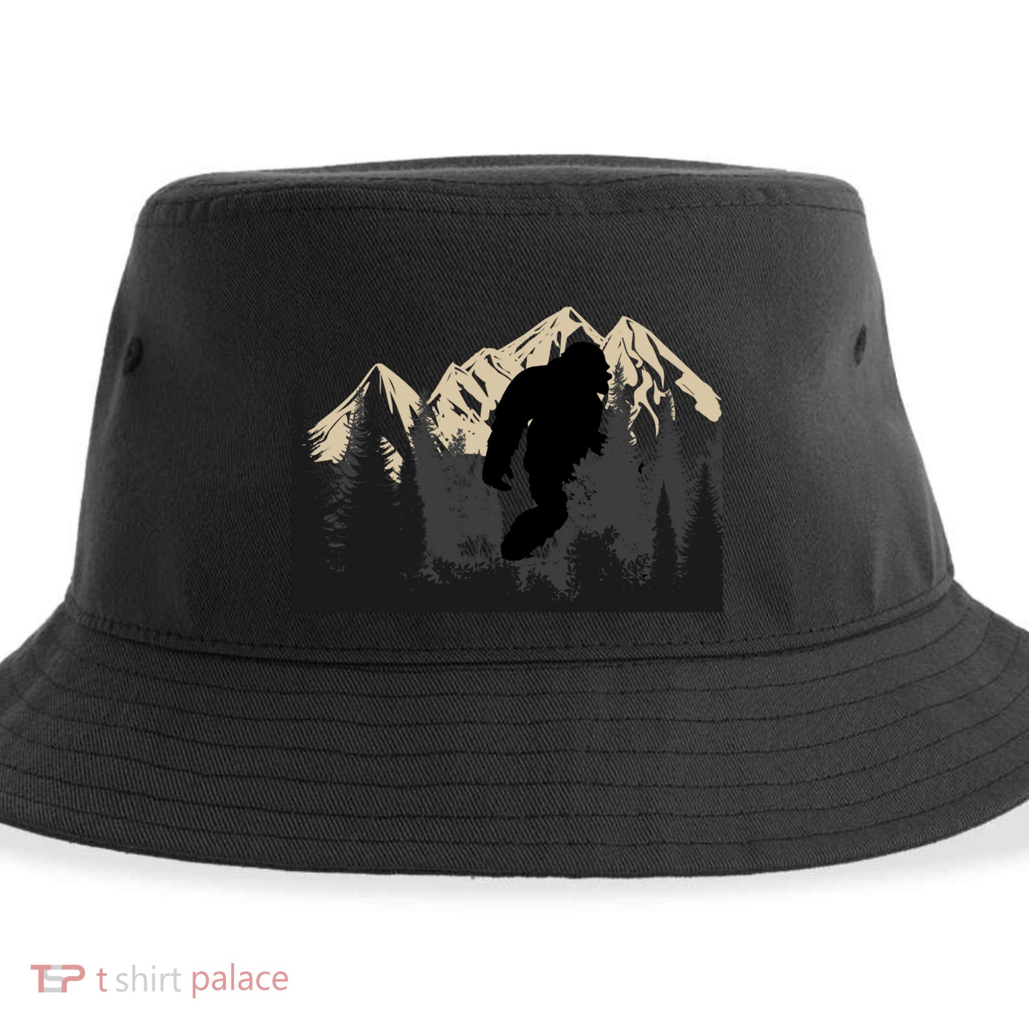 Bigfoot Sasquatch Design And Trip Hiking Lovers Gift Sustainable Bucket Hat