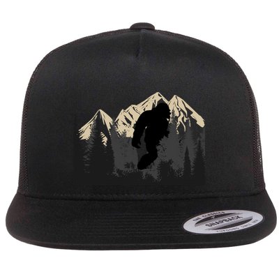 Bigfoot Sasquatch Design And Trip Hiking Lovers Gift Flatbill Hat