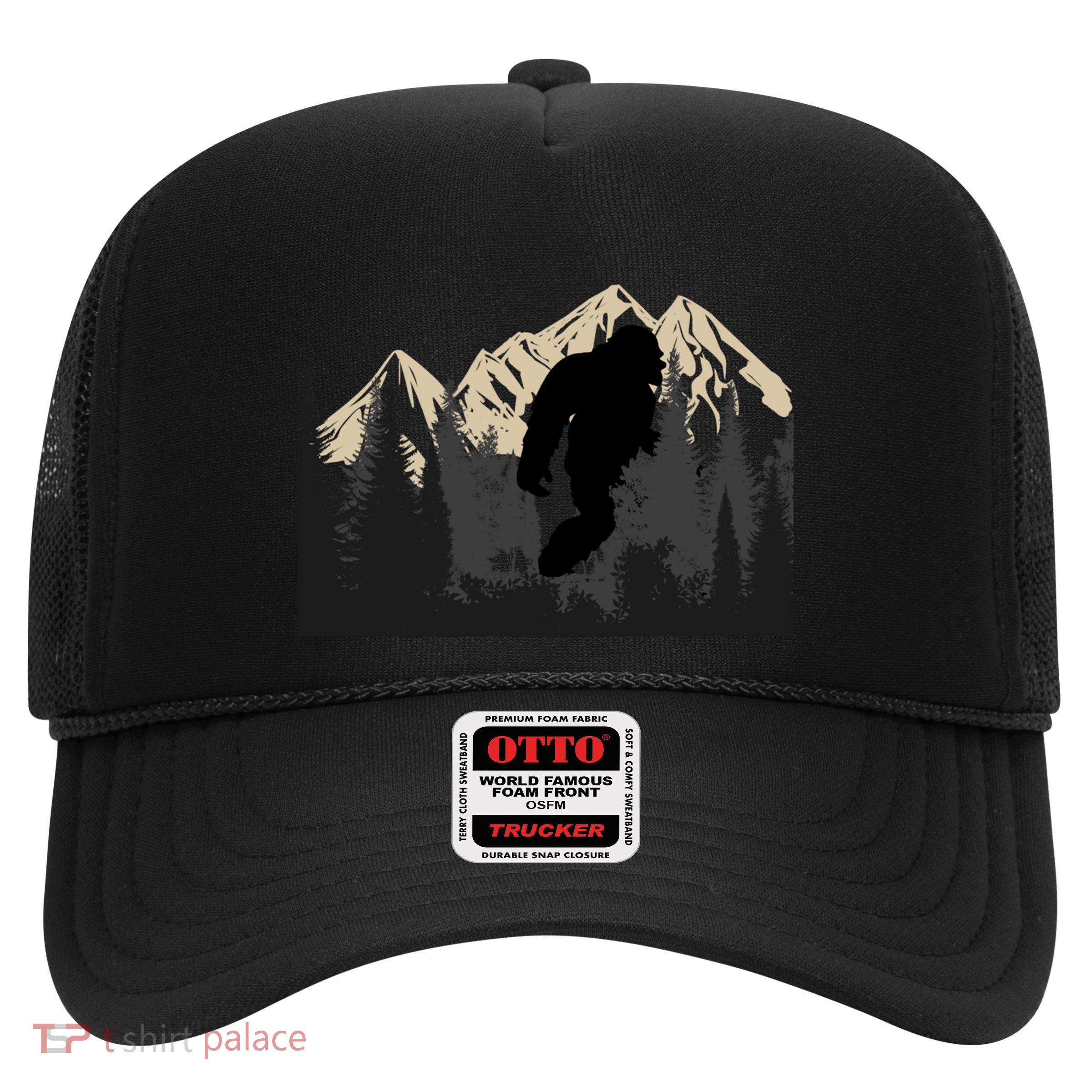 Bigfoot Sasquatch Design And Trip Hiking Lovers Gift Trucker Hat