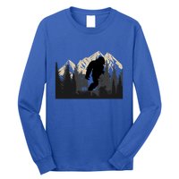 Bigfoot Sasquatch Design And Trip Hiking Lovers Gift Long Sleeve Shirt