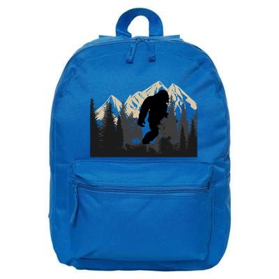 Bigfoot Sasquatch Design And Trip Hiking Lovers Gift 16 in Basic Backpack