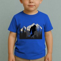 Bigfoot Sasquatch Design And Trip Hiking Lovers Gift Toddler T-Shirt