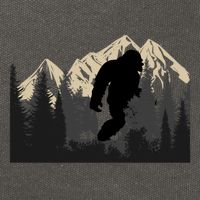 Bigfoot Sasquatch Design And Trip Hiking Lovers Gift Cotton Canvas Backpack
