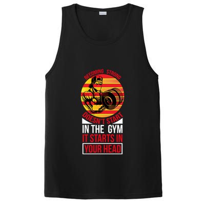 Becoming Strong Doesn T Start In The Gym, It Starts In Your Head PosiCharge Competitor Tank