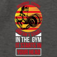 Becoming Strong Doesn T Start In The Gym, It Starts In Your Head Vector Backpack