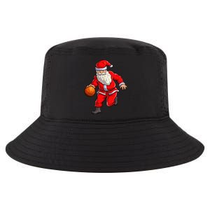 Basketball Santa Dribble Ball Christmas Sports Xmas Cool Comfort Performance Bucket Hat