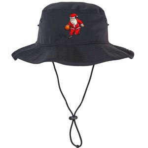 Basketball Santa Dribble Ball Christmas Sports Xmas Legacy Cool Fit Booney Bucket Hat