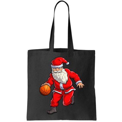 Basketball Santa Dribble Ball Christmas Sports Xmas Bag