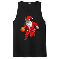 Basketball Santa Dribble Ball Christmas Sports Xmas PosiCharge Competitor Tank