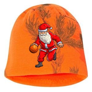 Basketball Santa Dribble Ball Christmas Sports Xmas Kati - Camo Knit Beanie