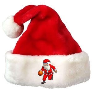 Basketball Santa Dribble Ball Christmas Sports Xmas Premium Christmas Santa Hat