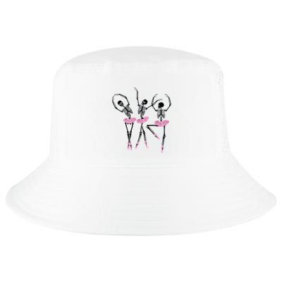 Ballerina Skeletons Dancing Halloween Ballerina Skeleton  Cool Comfort Performance Bucket Hat