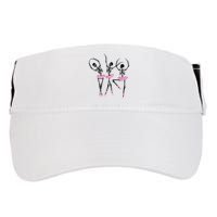 Ballerina Skeletons Dancing Halloween Ballerina Skeleton  Adult Drive Performance Visor