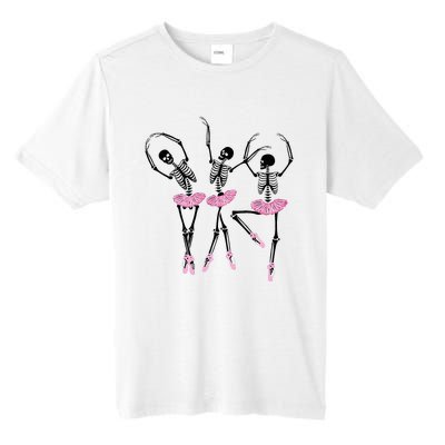 Ballerina Skeletons Dancing Halloween Ballerina Skeleton  Tall Fusion ChromaSoft Performance T-Shirt