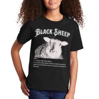 Black S.H.E.E.P Definition Sarcastic Quote Design For Everyone Kids T-Shirt